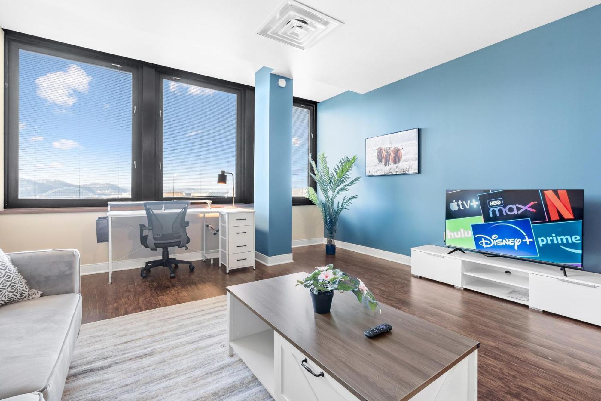 Luxury High Rise 1Bd River Views Downtown Pittsburgh Luaran gambar